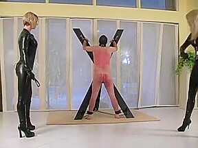 Hard Whipping by 2 mistresses