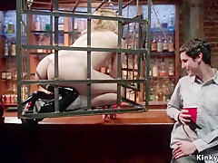 Hardcore Gangbang, Emma Haize And John Strong In Blond Has Assfucking 3some Sex In Public