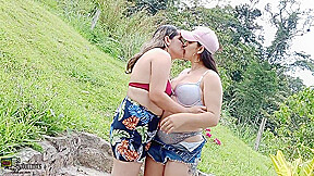 Having Lesbian Sex With My Stepsister On A Walk To The Farm - Porn In Spanish