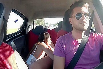 Having Sex With Pretty Latina On The Uber (baby Nicols)