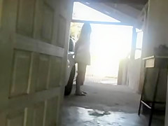 Hidden Hot Girl Plays with Dildo on Car in Public