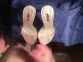 High heel fucking and cumshot