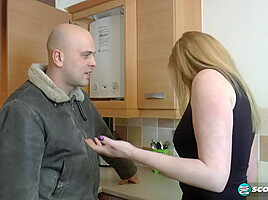 Holly's in the kitchen with cock