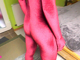 Homemade Video In Zentai Catsuit - Watch4Fetish