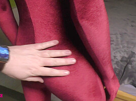 Homemade Video In Zentai Catsuit - Watch4Fetish