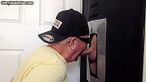 Homemade gloryhole gay barebacked in jockstrap asshole