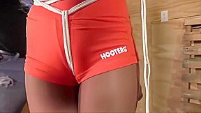 Hooters girl interview bondage