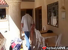 Horny Asian Milf Gets Fucked And Cover In Cum By Her Nighboor