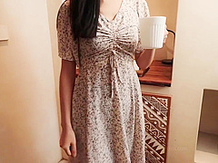 Horny Babysitter Cums Clean And Puts The Moves On Her Boss