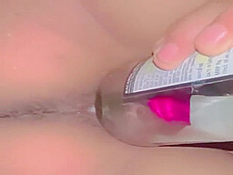 Horny Gf Puts Wine Bottle Inside Her Tight Vegina    Gf Ne Chut Me Ghusai Beer Bottle