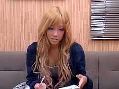 Horny Japanese chick Runa Anzai in Incredible Big Tits JAV scene