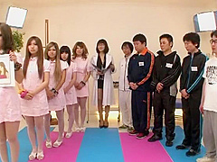 Horny Japanese slut Jun Mamiya, Juria Tachibana, Aika in Exotic Handjobs JAV clip