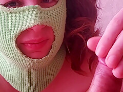 Horny Young Stepmom Sucks And Jerks Step sons Big Cock While Her Husband Is At Work - Bigger Cock