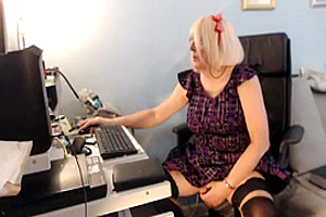 Horny homemade shemale clip with Masturbation, Stockings scenes