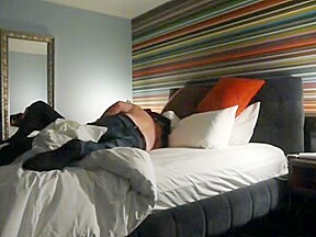 Horny shemale video with Stockings, Lingerie scenes