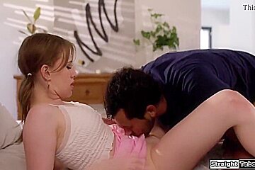 Horny teen 18+ Suck Bf Big Cock With Professor In The Other Room With Melody Marks And Alex Jones