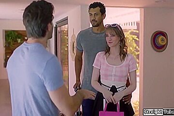 Horny teen 18+ Suck Bf Big Cock With Professor In The Other Room With Melody Marks And Alex Jones