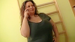 Hot BBW sex in the gym