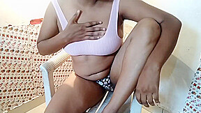 Hot Brunette Masturbates