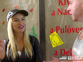 Hot Cherry Kiss Takes it Doggy Style in Public