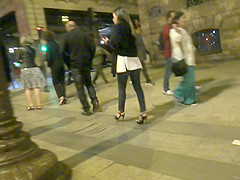 Hot Milf With YSL High Heels