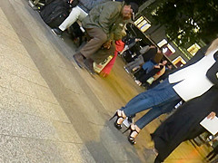 Hot Milf With YSL High Heels