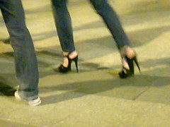 Hot Milf With YSL High Heels