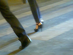 Hot Milf With YSL High Heels