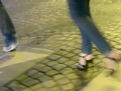 Hot Milf With YSL High Heels