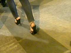 Hot Milf With YSL High Heels