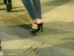 Hot Milf With YSL High Heels