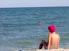Hot Nudist Girls Tanning Naked In The Beach