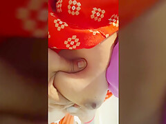 Hot Step mom Oily Bouncing Boobs Slow Motion 10 Min