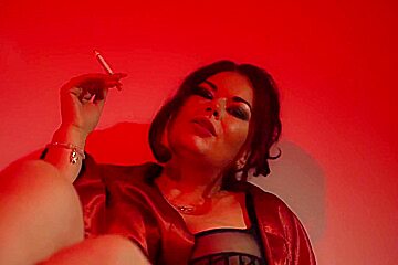 Hot Step mommy In Join Smoking!