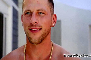 Hot Trans Lifeguard Fucks Guest Of Resort 5 Min