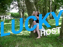 Hot Young Blonde Rides Grandpa Cowgirl Then He Cums In Her Mouth And She Swallows