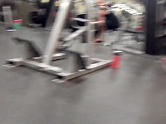 Hot milf at the gym in spandex 3