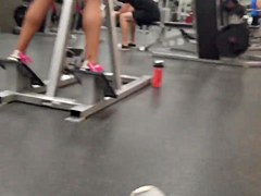 Hot milf at the gym in spandex 3