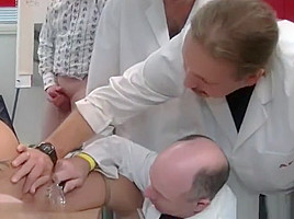 Hot pregnant gangbang with cumshot