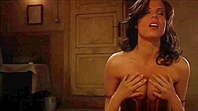 Hot slave babes kissing, hugging and humping with their mistresses