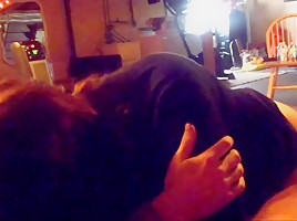 Hot wife threesome with hubby and college guy