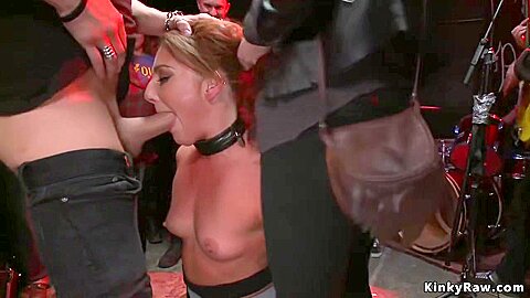 Hottie Anal Gangbang Fucked In Public