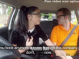 Hottie Julia De Lucia Sucks Driving Examiners Big Cock