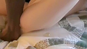 Hotwife getting worked by her bull  Watch him nut on her wedding ring!