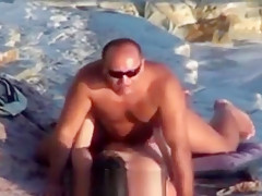 Huge Boobs Badass Girls Enjoyed Sand Boarding Naked