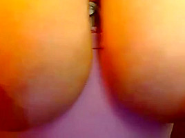 Huge Boobs in Webcam Love Sucking Dildo