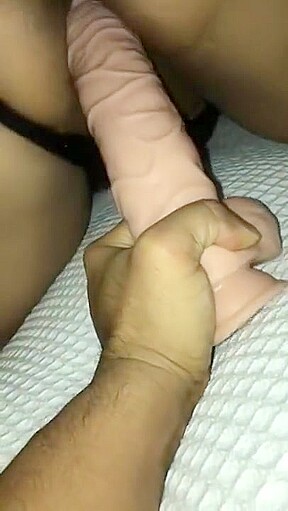 Huge Dildo play