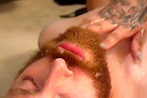 Huge dick tranny doctor bangs lunatic guy