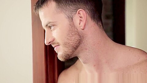 Hung jock barebacks his butt buddy after taking a shower