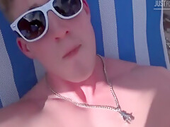 Hunks Fuck At Public Pool Party